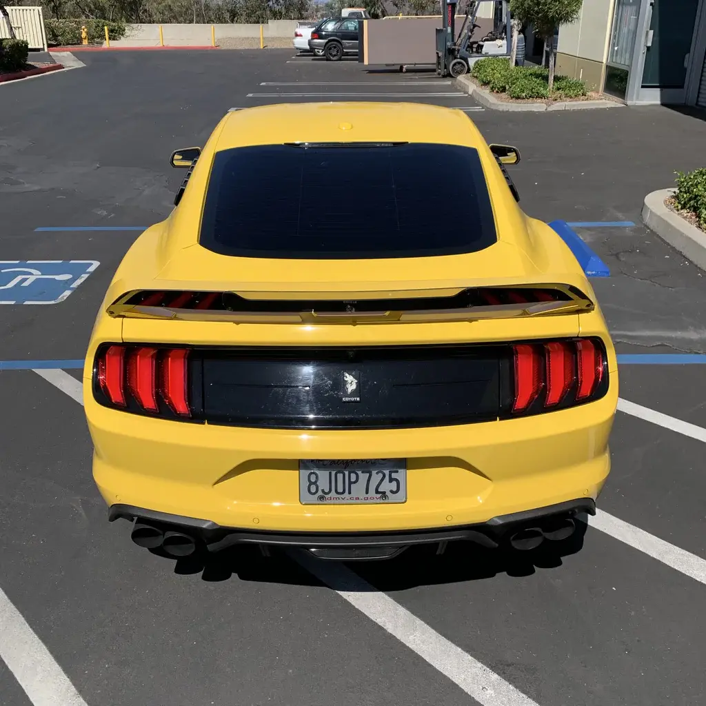 2018-2023 Ford Mustang PP1 Wicker Bill Dark Tint