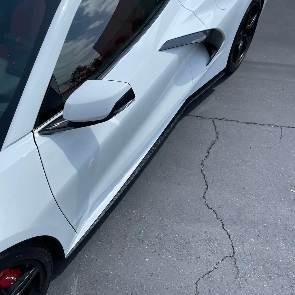 2020-2022 Chevrolet Corvette Stingray C8 Side Skirt Extensions