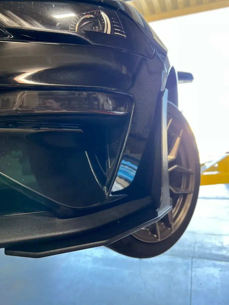 2018-2023 Ford Mustang GT w/ Performance Pack GT500-Style Front Splitter Winglet & Fender Extensions - 22157102