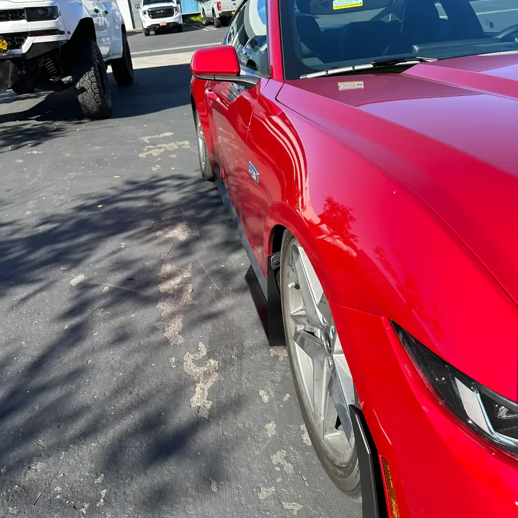 2018-2023 Ford Mustang GT w/ Performance Pack GT500-Style with Rock Guards Side Skirt Extensions
