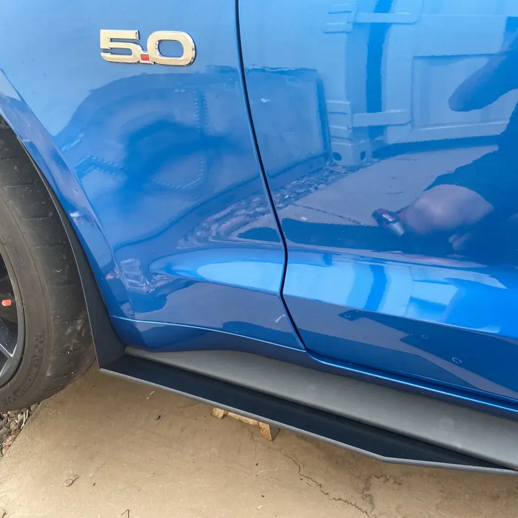 2018-2023 Ford Mustang GT w/ Performance Pack GT500-Style with Rock Guards Side Skirt Extensions