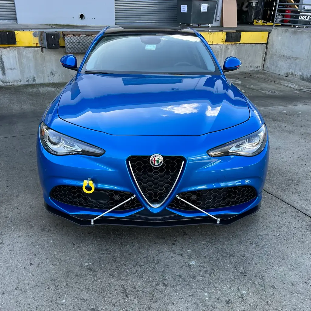 2016-2023 Alfa Romeo Giulia Without Aftermarket Lip Extension Front Splitter Extension