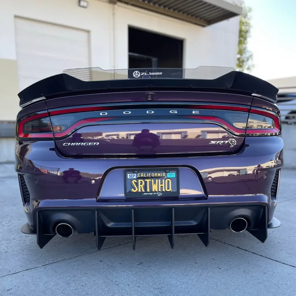 2020-2023 Dodge Charger Widebody Stealth Main Diffuser Center Only Black Powder Coated Threaded - 23144102