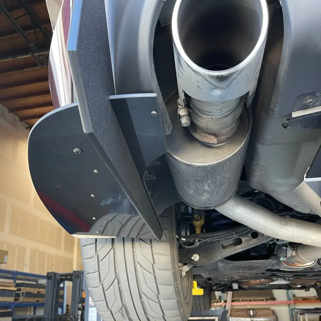 2020-2023 Dodge Charger Widebody Stealth Full 3 Piece Diffuser Kit Black Powder Coated Threaded