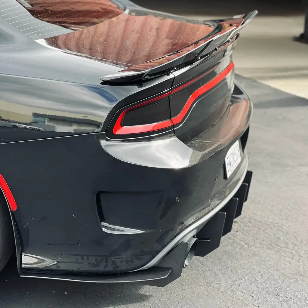 2015-2023 Dodge Charger SRT Stealth Full 3 Piece Diffuser Kit Standard