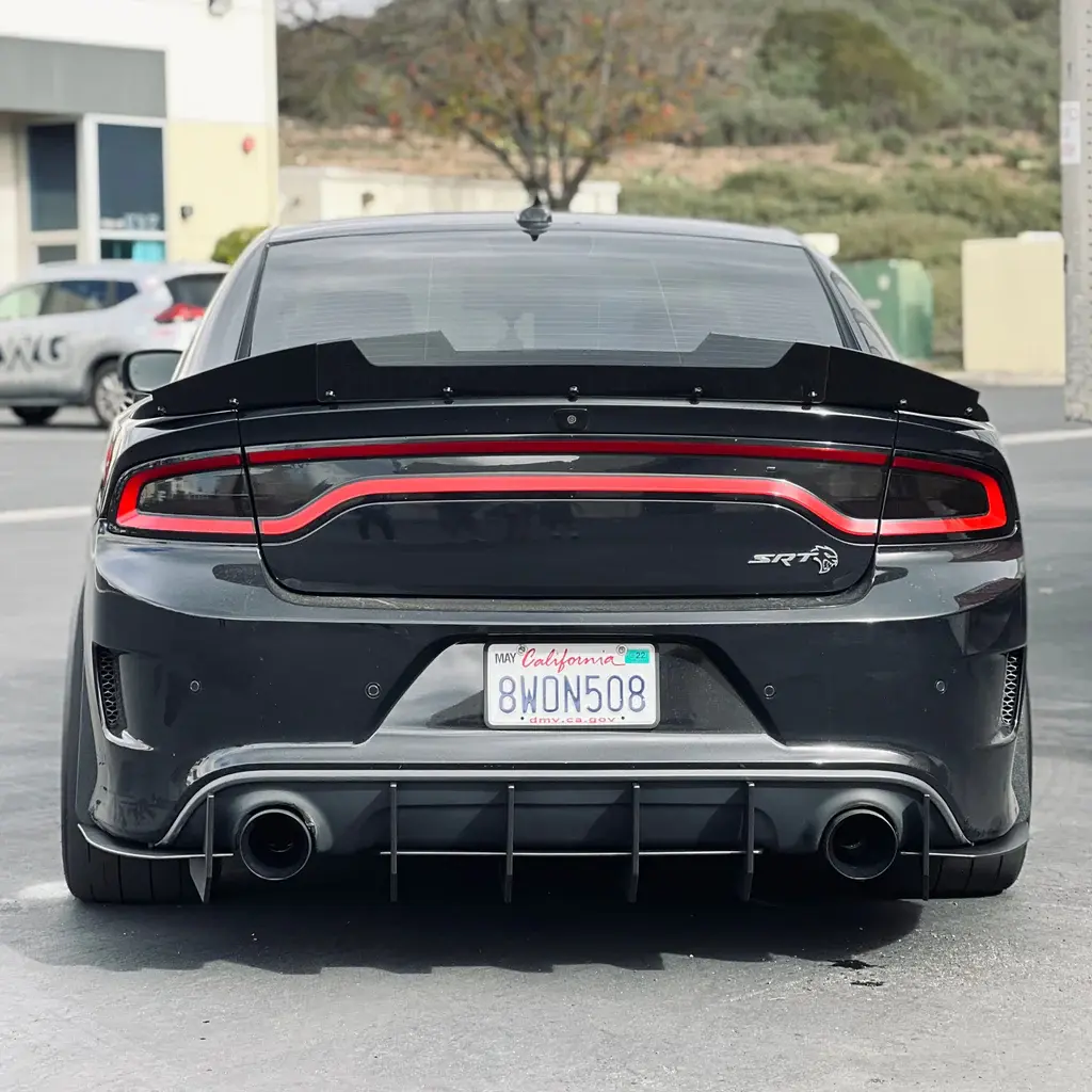 2015-2023 Dodge Charger SRT Stealth Full 3 Piece Diffuser Kit Standard - 23146301