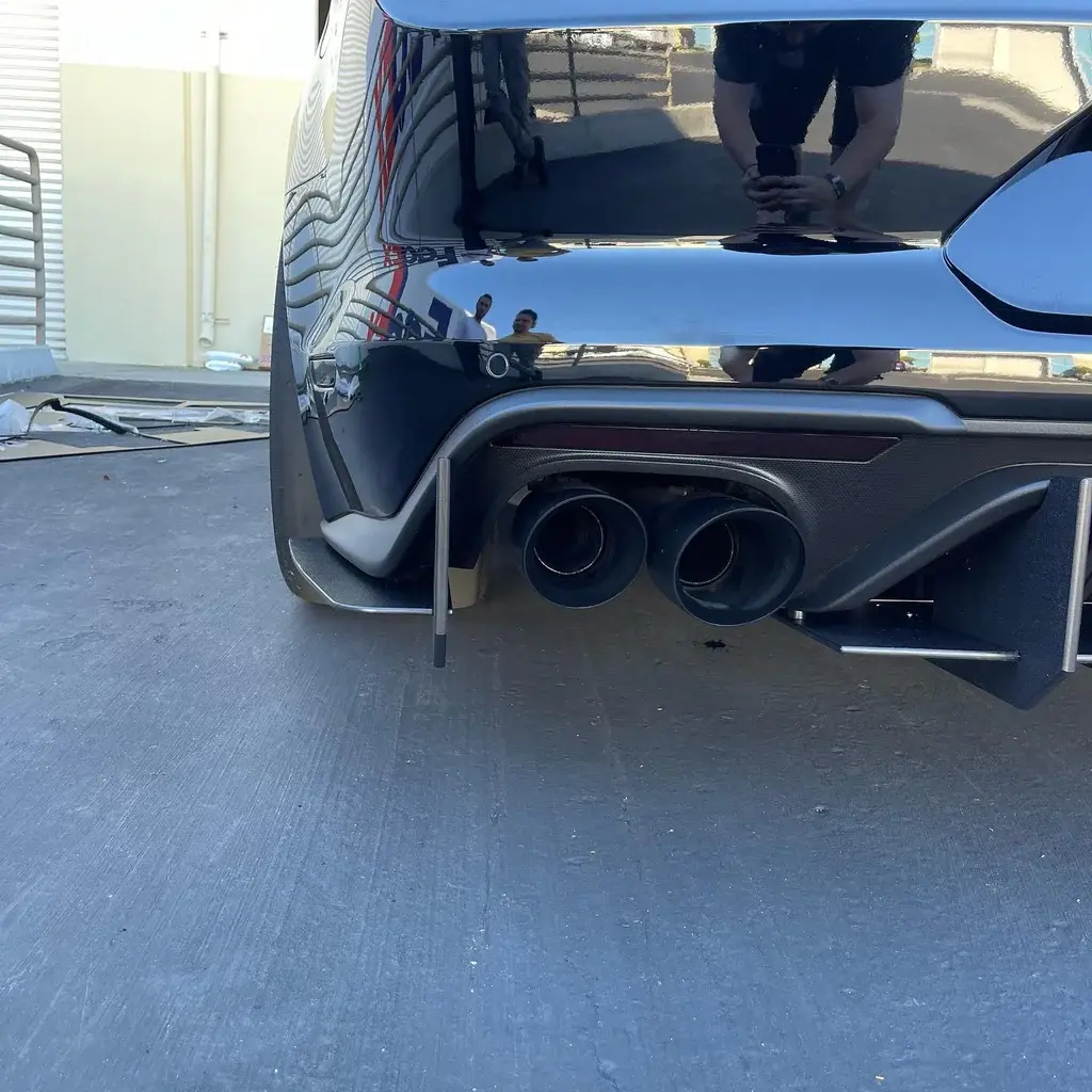 2018-2023 Ford Mustang GT Stealth Side Extensions (Two Side Pieces w/ Fins)