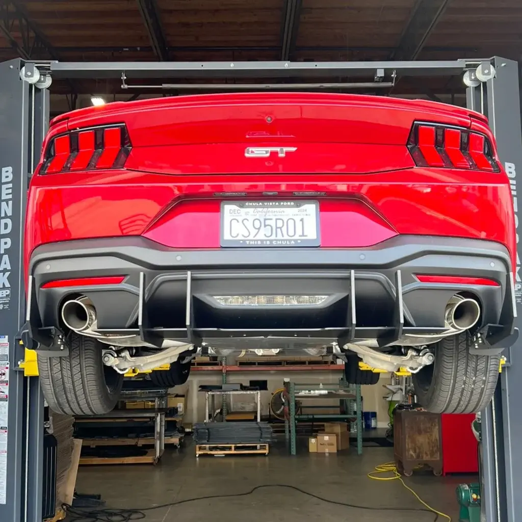 2024 Ford Mustang GT/EcoBoost Main Diffuser Center Only Black Powder Coated Aluminum