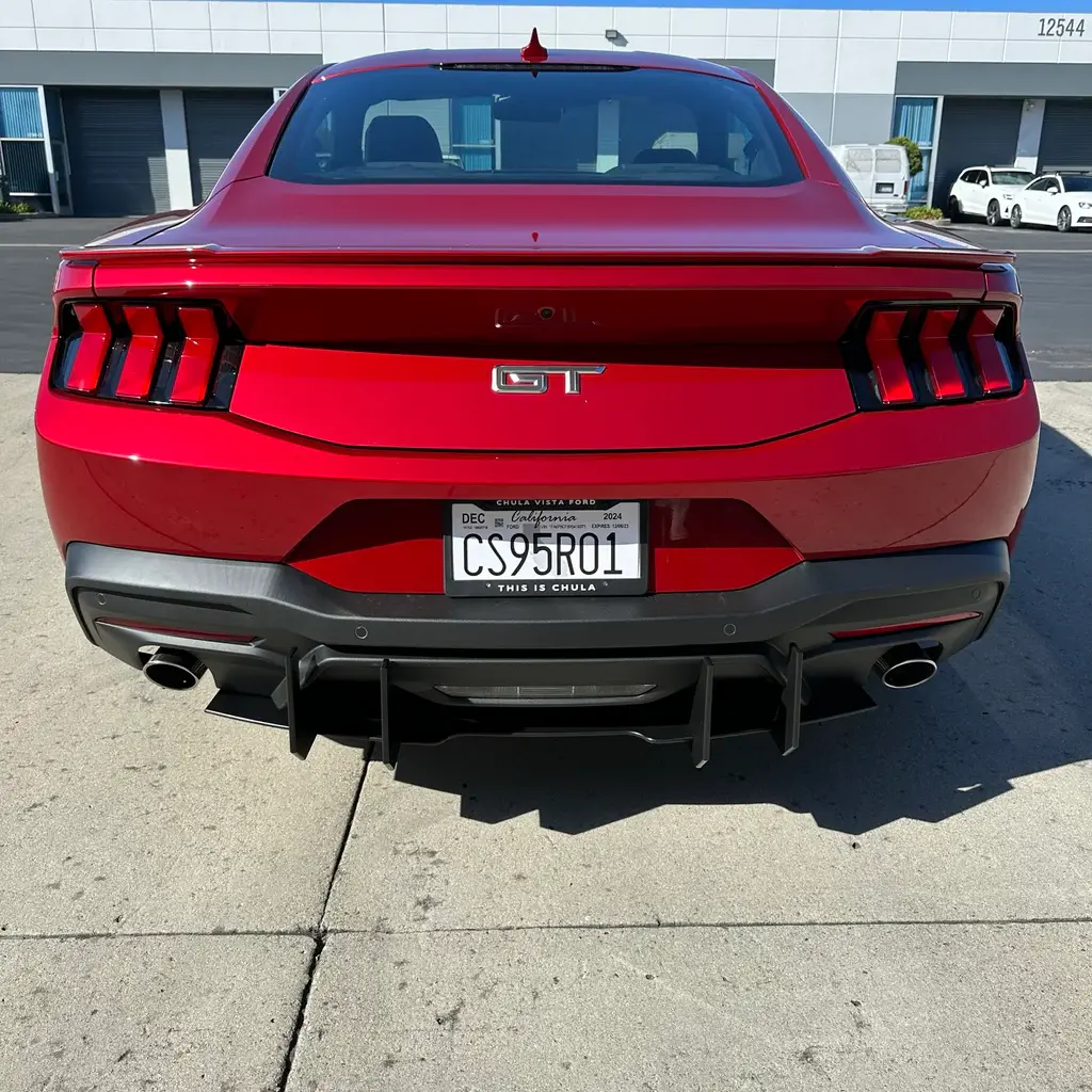 2024 Ford Mustang GT/EcoBoost Main Diffuser Center Only Black Powder Coated Aluminum