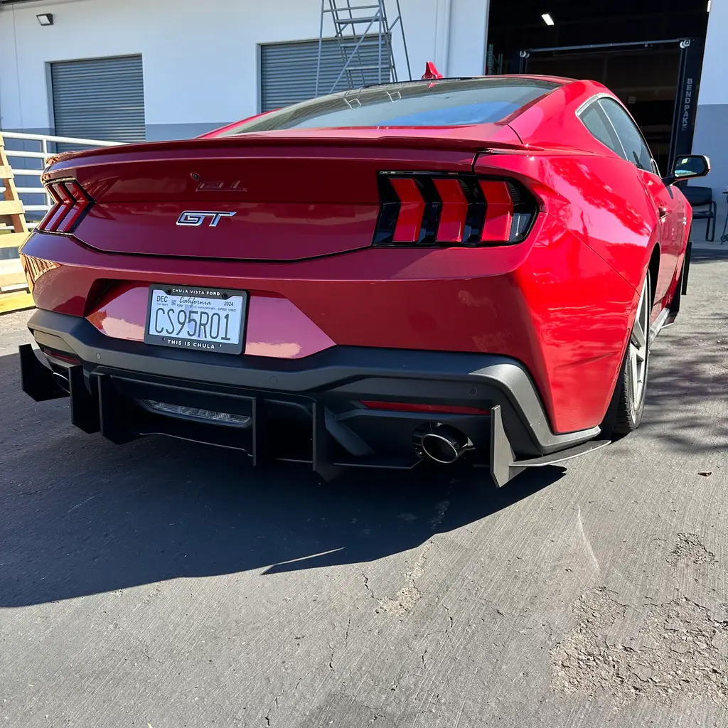 2024 Ford Mustang GT/EcoBoost Main Diffuser Center Only Black Powder Coated Aluminum