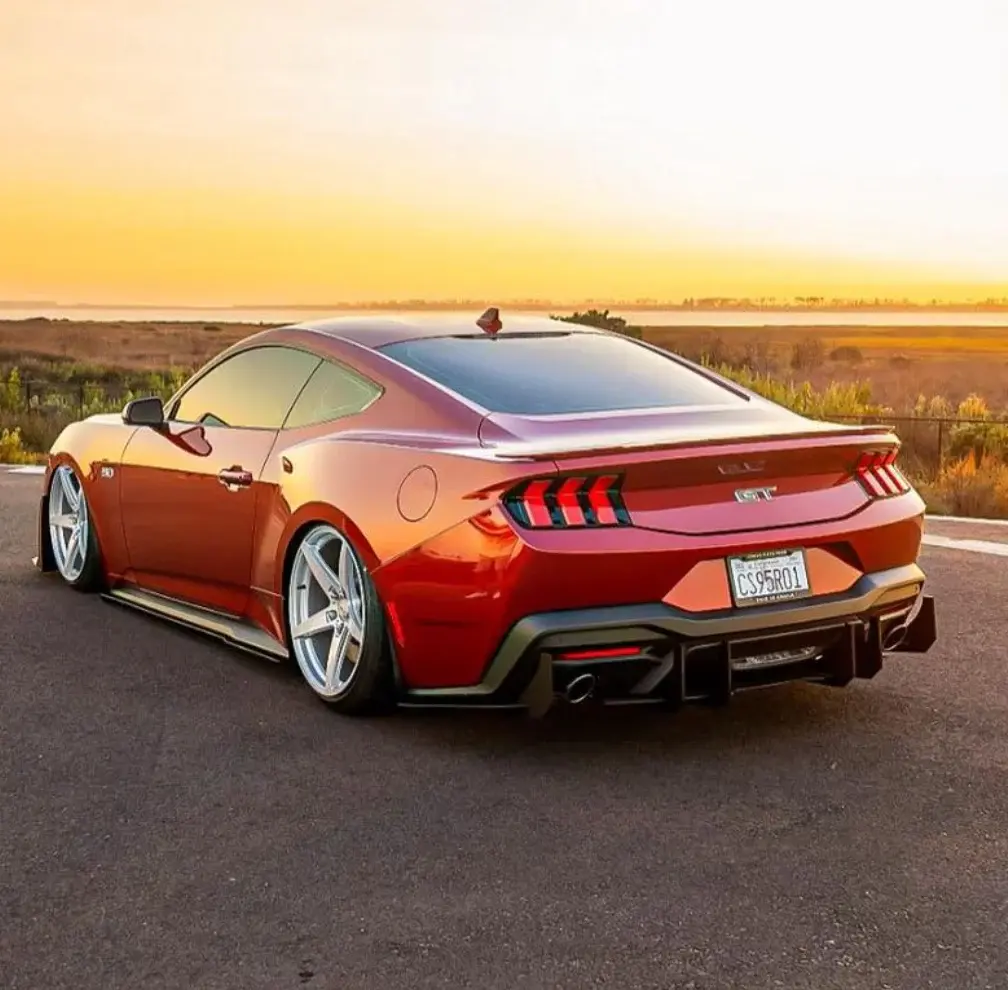 2024 Ford Mustang GT/EcoBoost Side Extensions (Two Side Pieces w/ Fins)