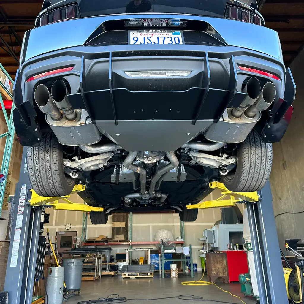 2024 Ford Mustang GT/EcoBoost/GT PP Diffuser (Main Center Only) Standard Aluminum - 23158001