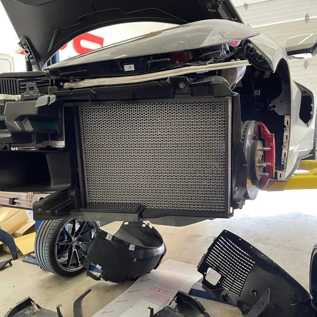 2020-2024 Chevrolet Corvette Stingray/Z51 Radiator Screen Natrual Stainless Steel