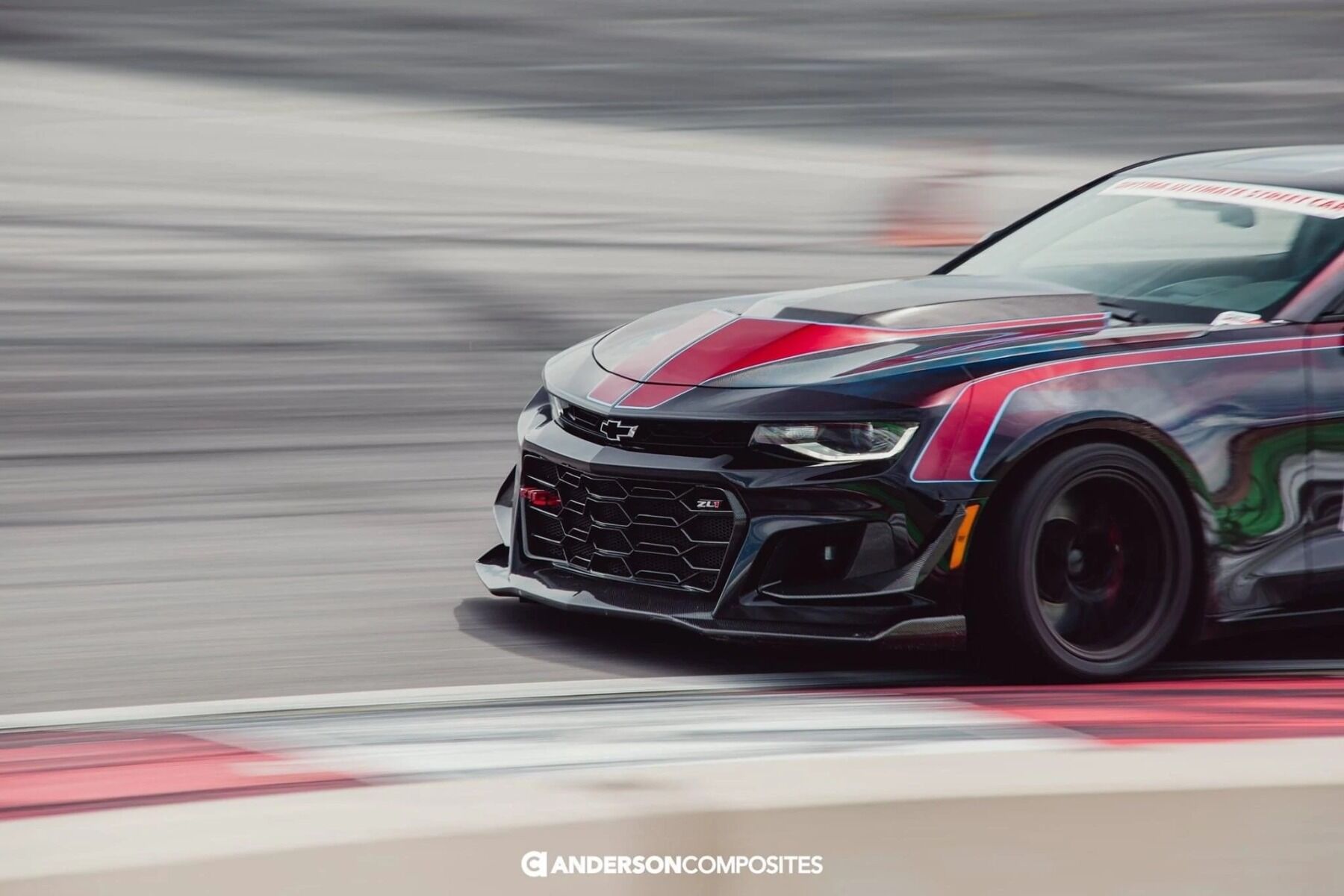 2016-2024 Chevy Camaro Type-AZ Double-Sided Carbon Fiber Hood by Anderson Composites