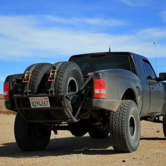 1993-2014 Ford Ranger BedSides Rear Fenders Wide-Body 4.5" Flare 3" Rise 2" Bubble for Short Bed - Pair - AFC-101