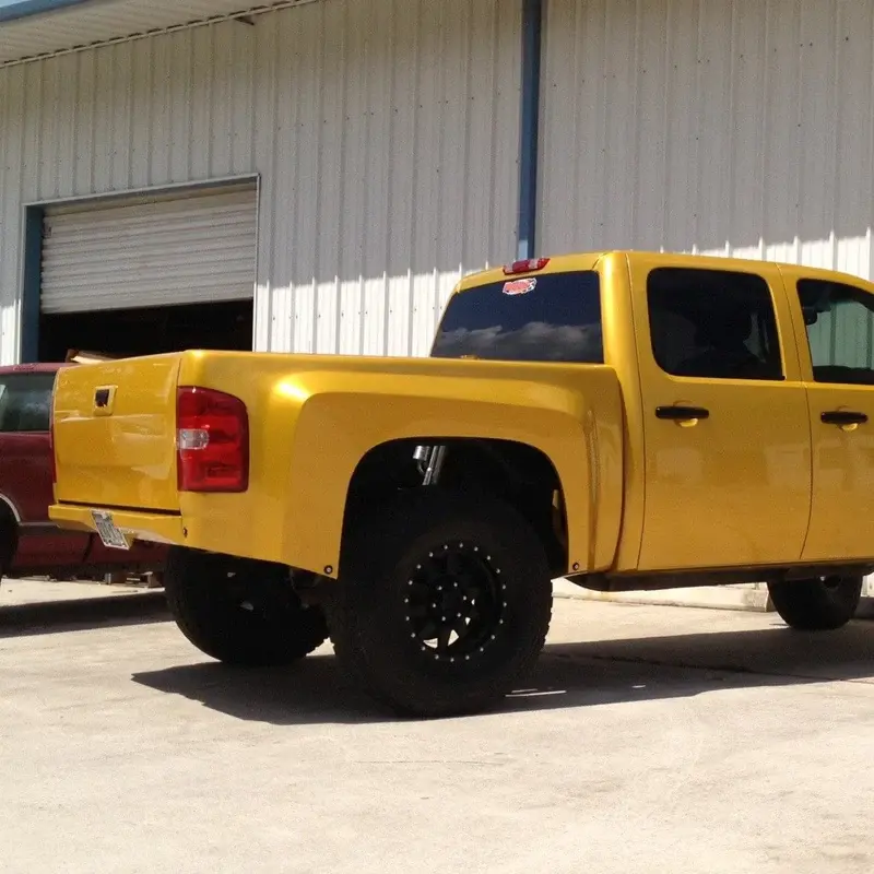 2007-2013 Chevrolet Silverado BedSides Rear Fenders Wide-Body 4.5" Flare 2" Rise for 5.5' Bed - Pair