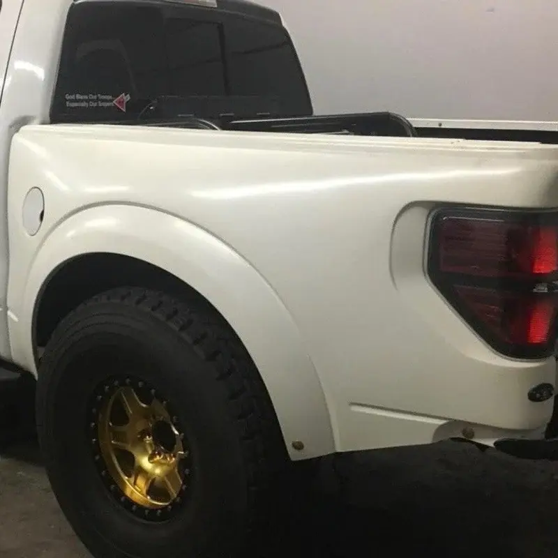 2004-2014 Ford F-150 F-150 to Raptor BedSides Rear Fenders Wide-Body 4.5" Flare 2" Rise for 5.5' Bed - Pair