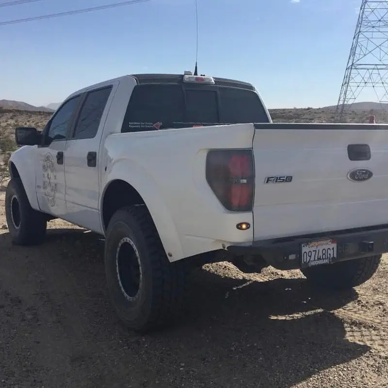 2004-2014 Ford F-150 F-150 to Raptor BedSides Rear Fenders Wide-Body 4.5" Flare 2" Rise for 5.5' Bed - Pair - AFC-138