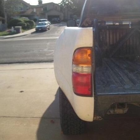 1995-2004 Toyota Tacoma BedSides Rear Fenders Wide-Body 7" Flare 3" Rise for Mini Bed - Pair - AFC-141