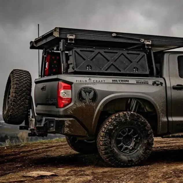 2014-2021 Toyota Tundra BedSides Rear Fenders Wide-Body 4.5" Flare 2" Rise for 5.5' Bed - Pair