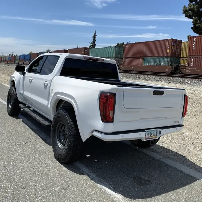 2019-2021 GMC Sierra BedSides Rear Fenders Wide-Body 4.5" Flare 2" Rise for 5.5' Bed - Pair