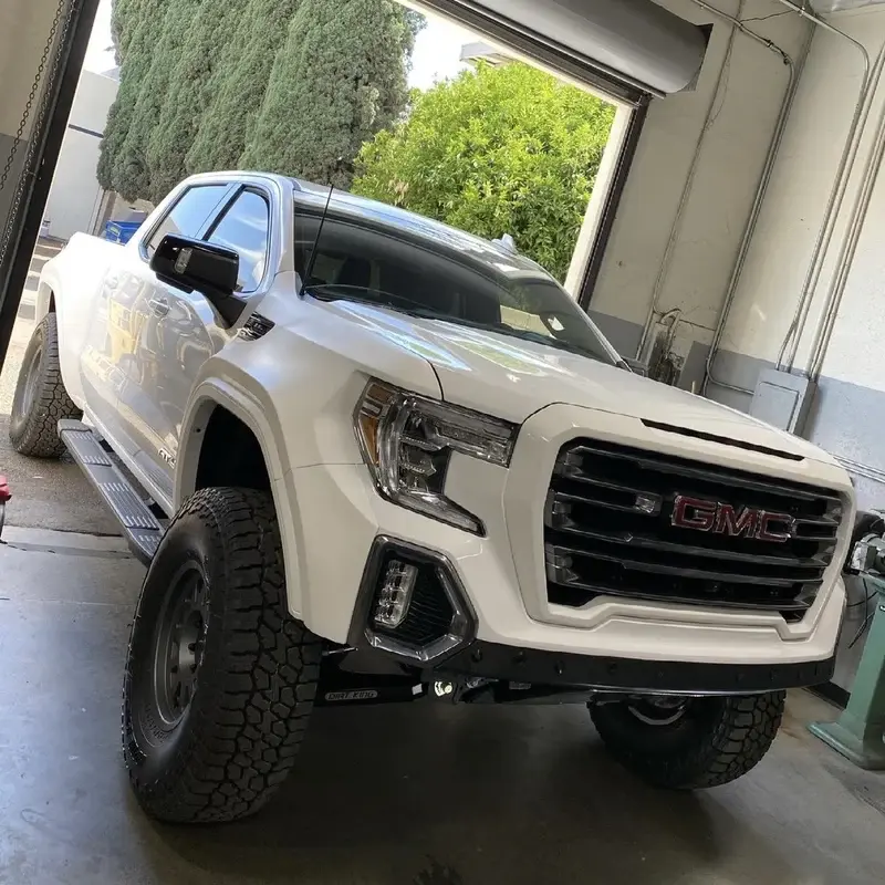2019-2021 GMC Sierra BedSides Rear Fenders Wide-Body 4.5" Flare 2" Rise for 5.5' Bed - Pair