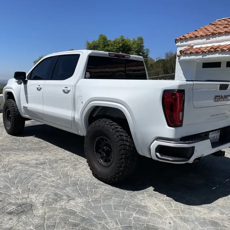 2019-2021 GMC Sierra BedSides Rear Fenders Wide-Body 4.5" Flare 2" Rise for 5.5' Bed - Pair