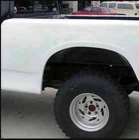 1997-2003 Ford F-150 BedSides Rear Fenders Wide-Body 4.5" Flare 3" Rise for Standard Bed - Pair
