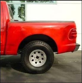 1997-2003 Ford F-150 BedSides Rear Fenders Wide-Body 4.5" Flare 3" Rise for SuperCrew Bed - Pair