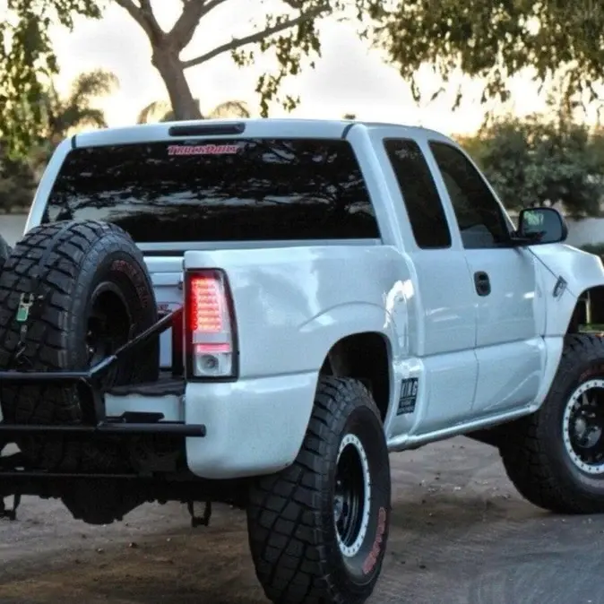 1999-2006 Chevrolet Silverado BedSides Rear Fenders Wide-Body 4.5" Flare 3" Rise for 6.5' Bed - Pair - AFC-52