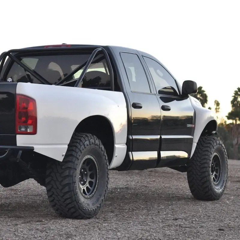 2003-2008 Dodge Ram BedSides Rear Fenders Wide-Body 4" Flare 3" Rise for Standard Bed - Pair - AFC-93