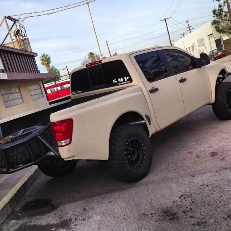2004-2014 Nissan Titan BedSides Rear Fenders Wide-Body 4.5" Flare 3" Rise for 5.5' Bed - Pair - AFC-95
