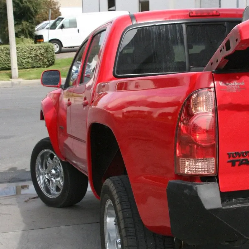 2005-2015 Toyota Tacoma BedSides Rear Fenders Wide-Body 4.5" Flare 3" Rise for Long Bed - Pair