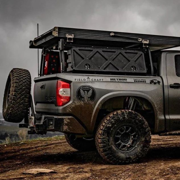 2014-2021 Toyota Tundra BedSides Rear Fenders Wide-Body 4.5" Flare 2" Rise for 6.5' Bed - Pair