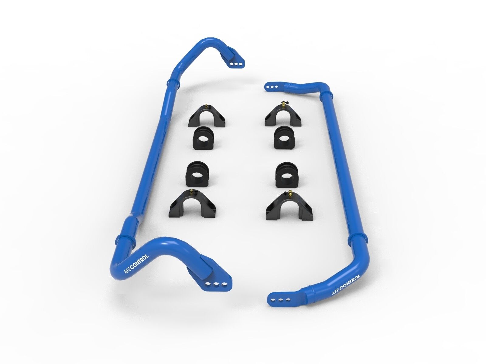 2020-2021 Chevrolet Corvette C8 aFe Control 3-Way Adjustable Front / Rear Sway Bar Set