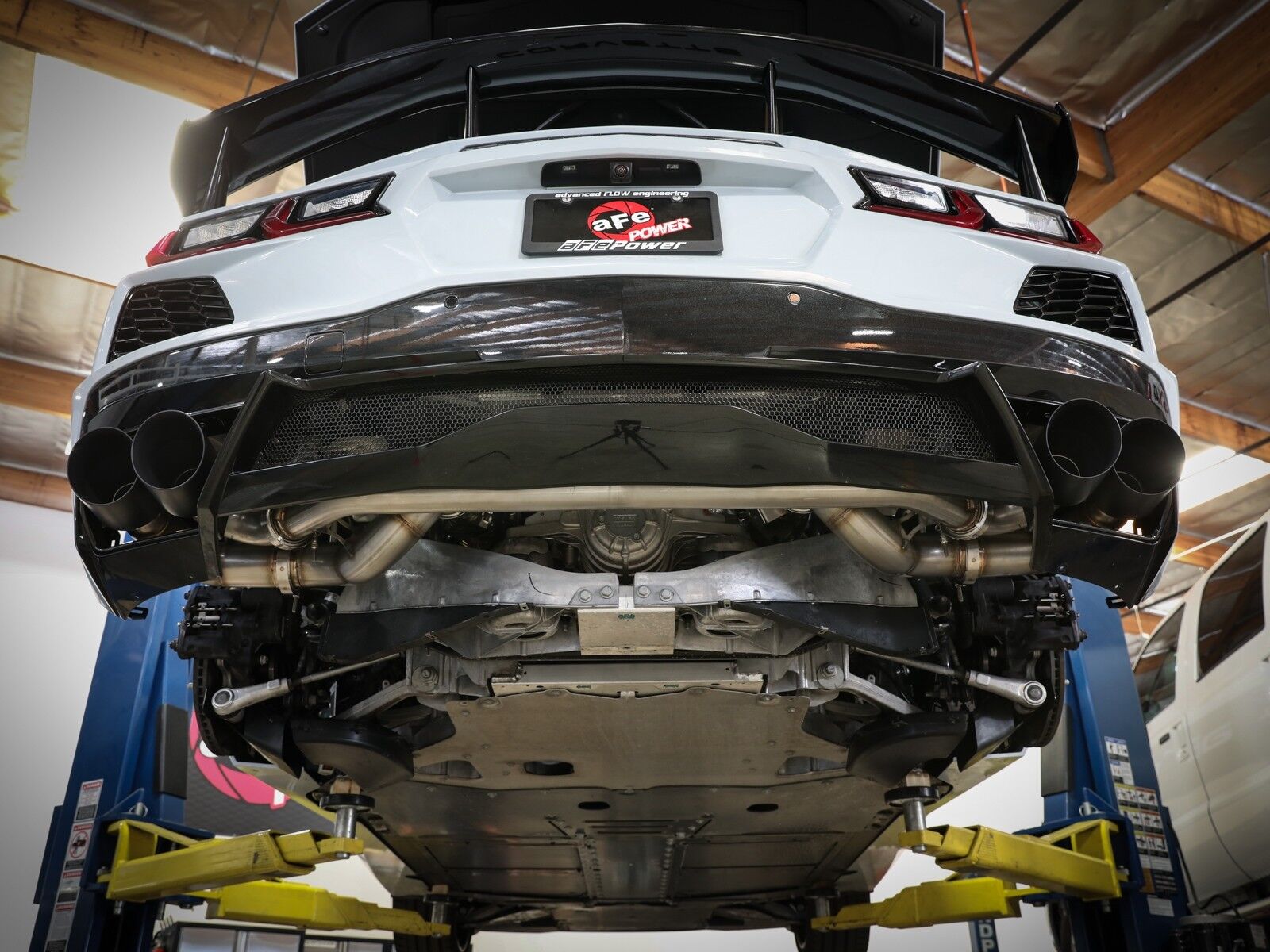 2020-2022 Chevrolet Corvette C8 aFe MACH Force-Xp 304 Stainless Steel Cat-Back Exhaust Carbon