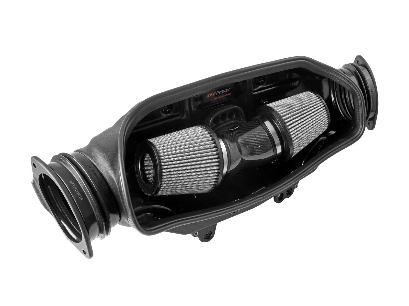 2020-2022 Chevrolet Corvette C8 aFe Track Series Carbon Fiber Cold Air Intake System With Pro DRY S Filters