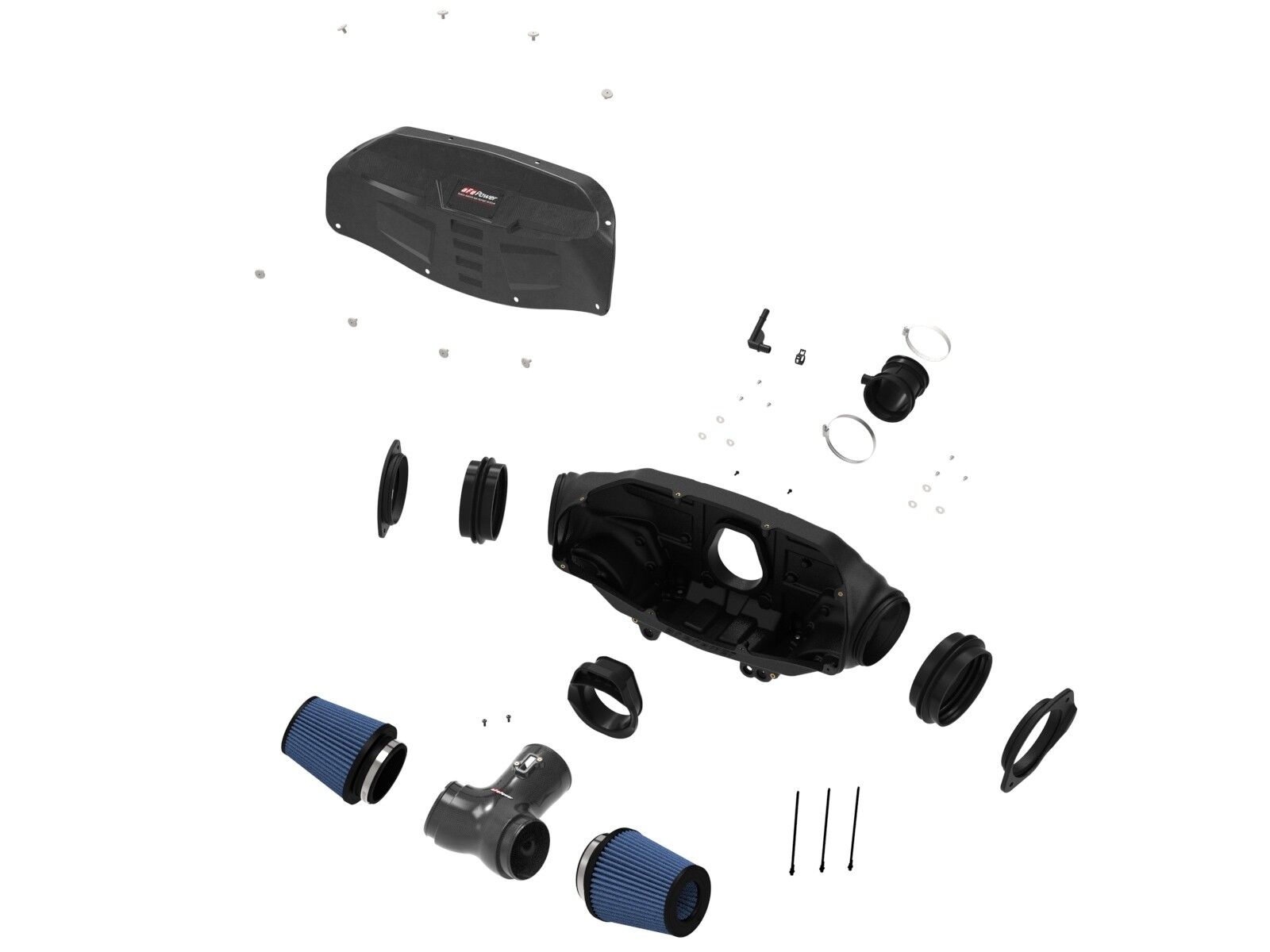 2020-2022 Chevrolet Corvette C8 aFe Black Series Carbon Fiber Pro 5R Air Intake System
