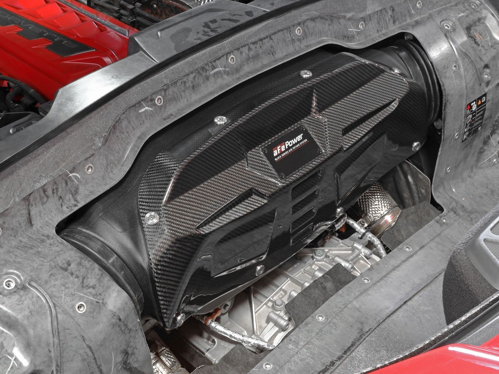 2020-2022 Chevrolet Corvette C8 aFe Black Series Carbon Fiber Pro 5R Air Intake System