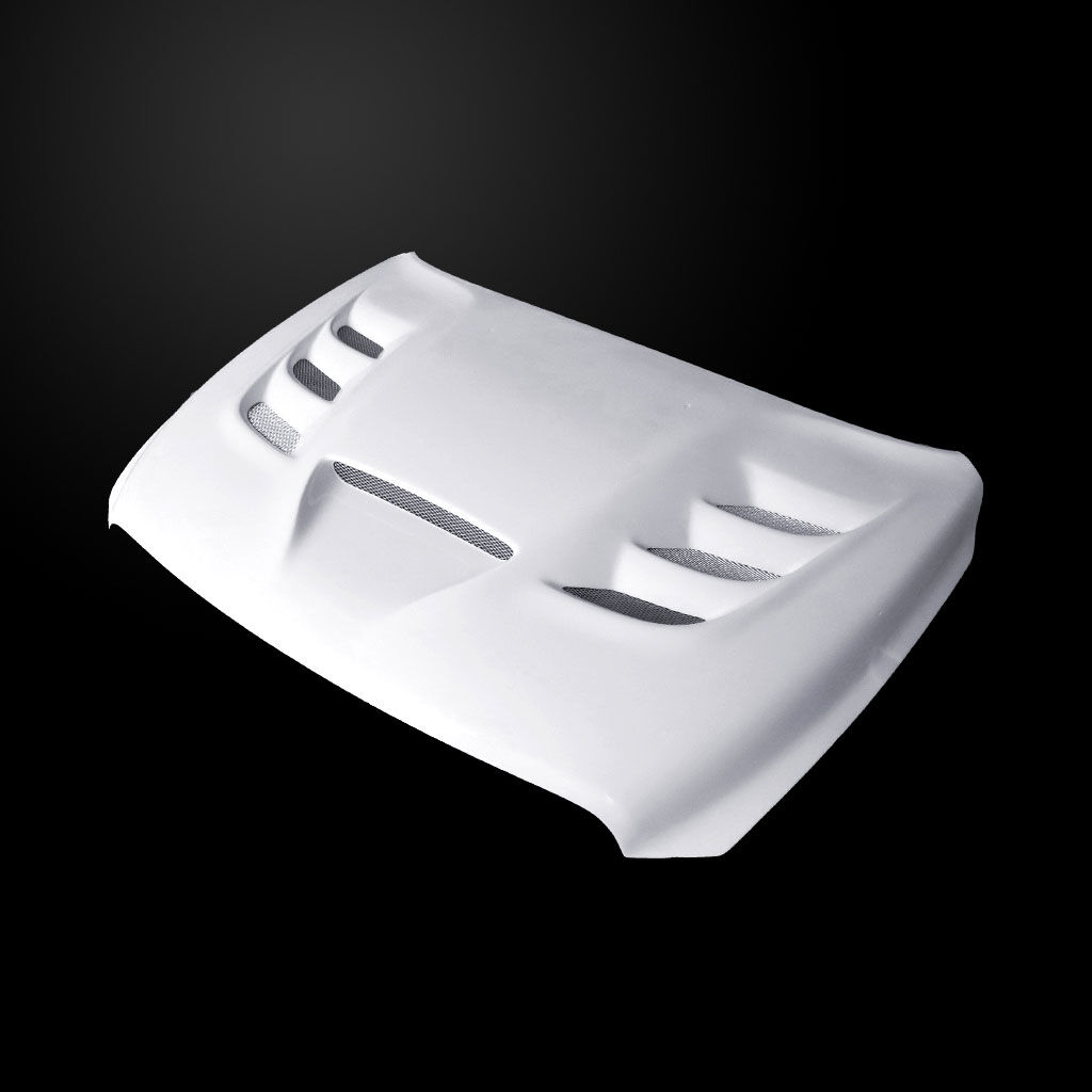 2009-2018 Dodge Ram 1500 VIP Dual-Functional Ram Air Hood Fiberglass - DR09AHVIPFHW
