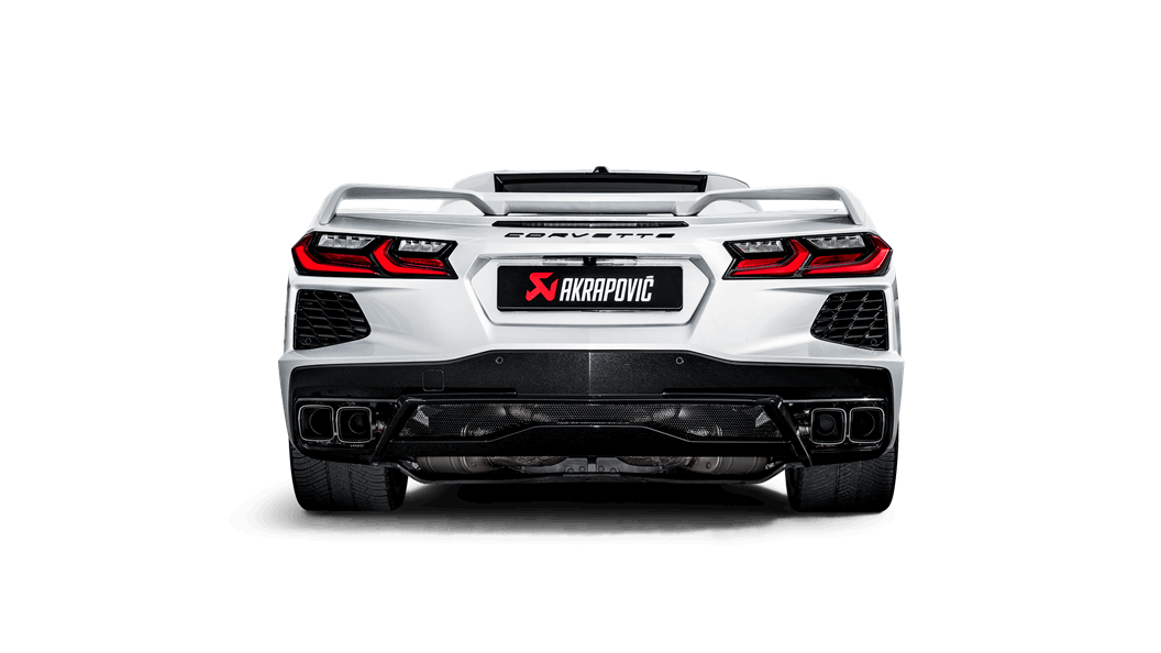 2020-2023 Chevrolet Corvette C8 Akrapovic Slip-On Line (Titanium)