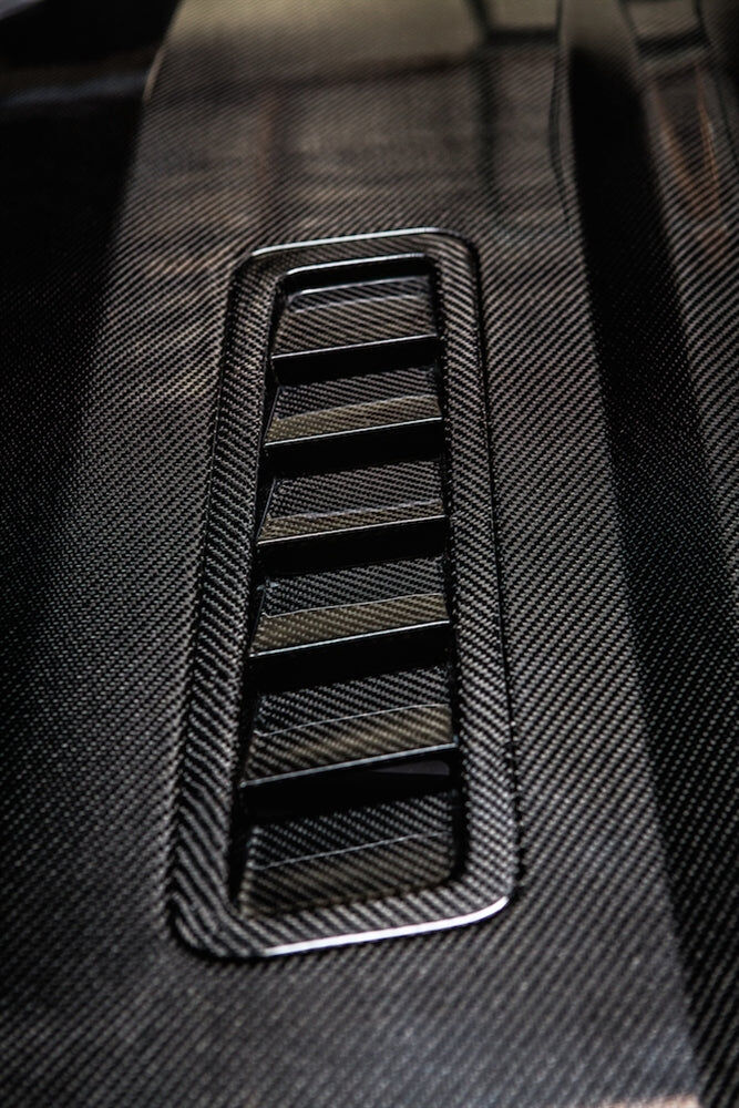 2010-2012 Ford Mustang A61 Functional Ram Air Carbon Fiber Hood