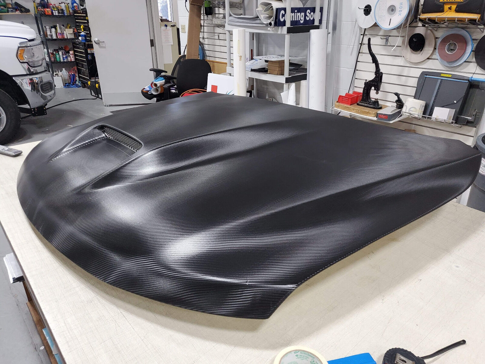 2011-2021 Jeep Grand Cherokee SRT-2 Fiberglass Ram Air Hood