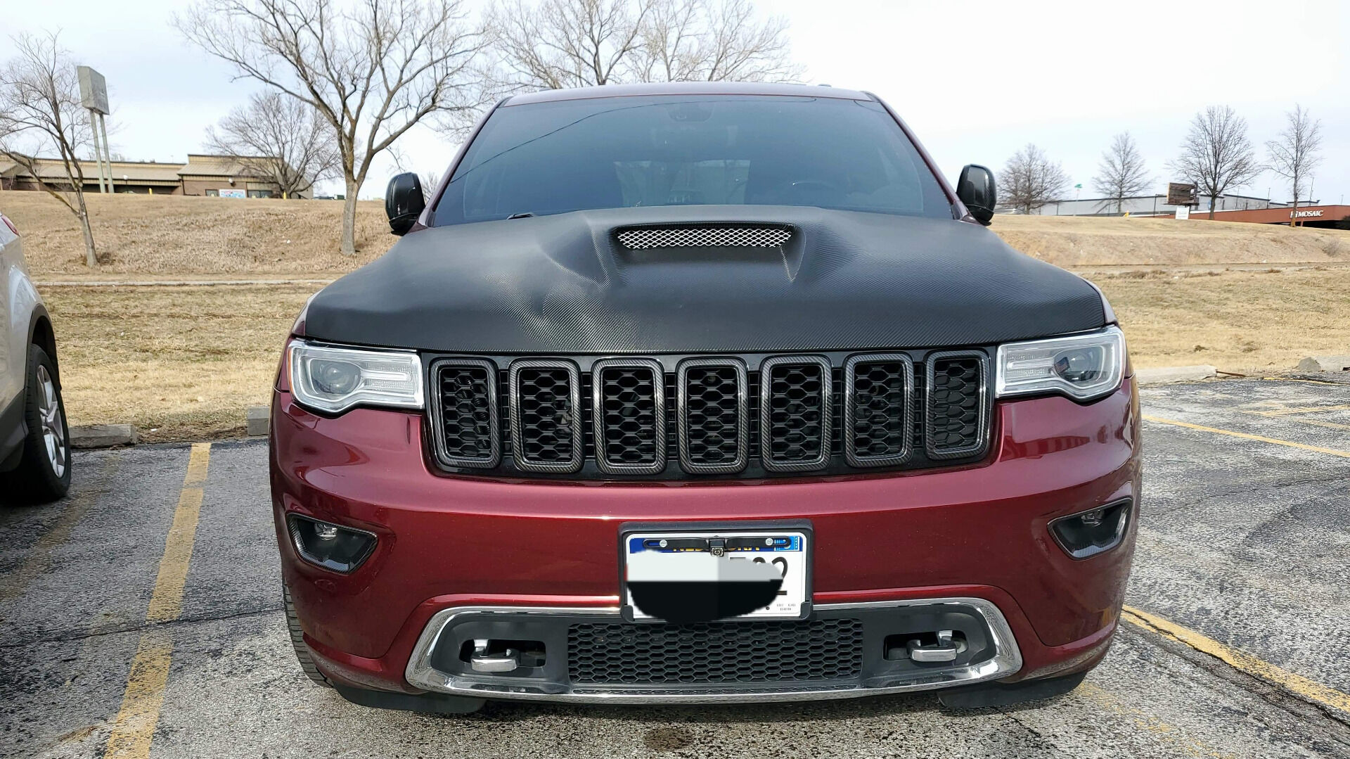 2011-2021 Jeep Grand Cherokee SRT-2 Fiberglass Ram Air Hood