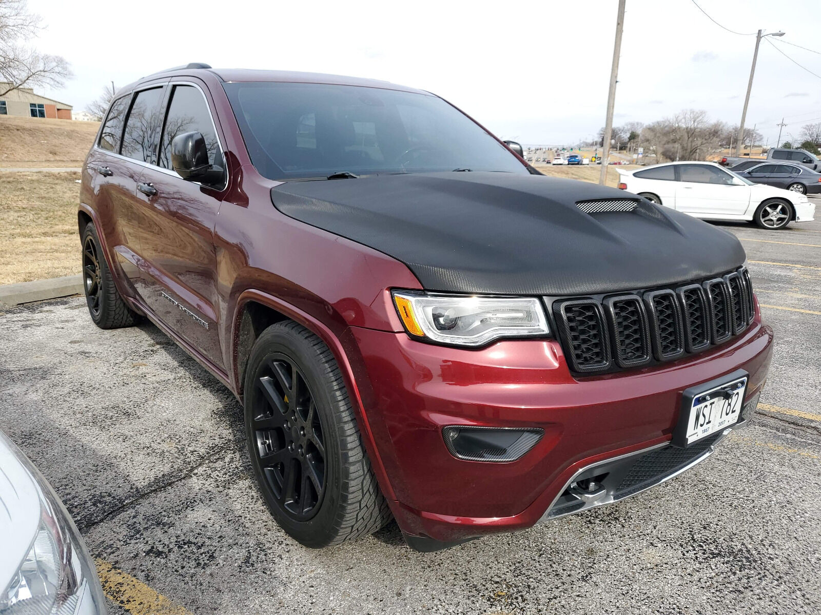 2011-2021 Jeep Grand Cherokee SRT-2 Fiberglass Ram Air Hood