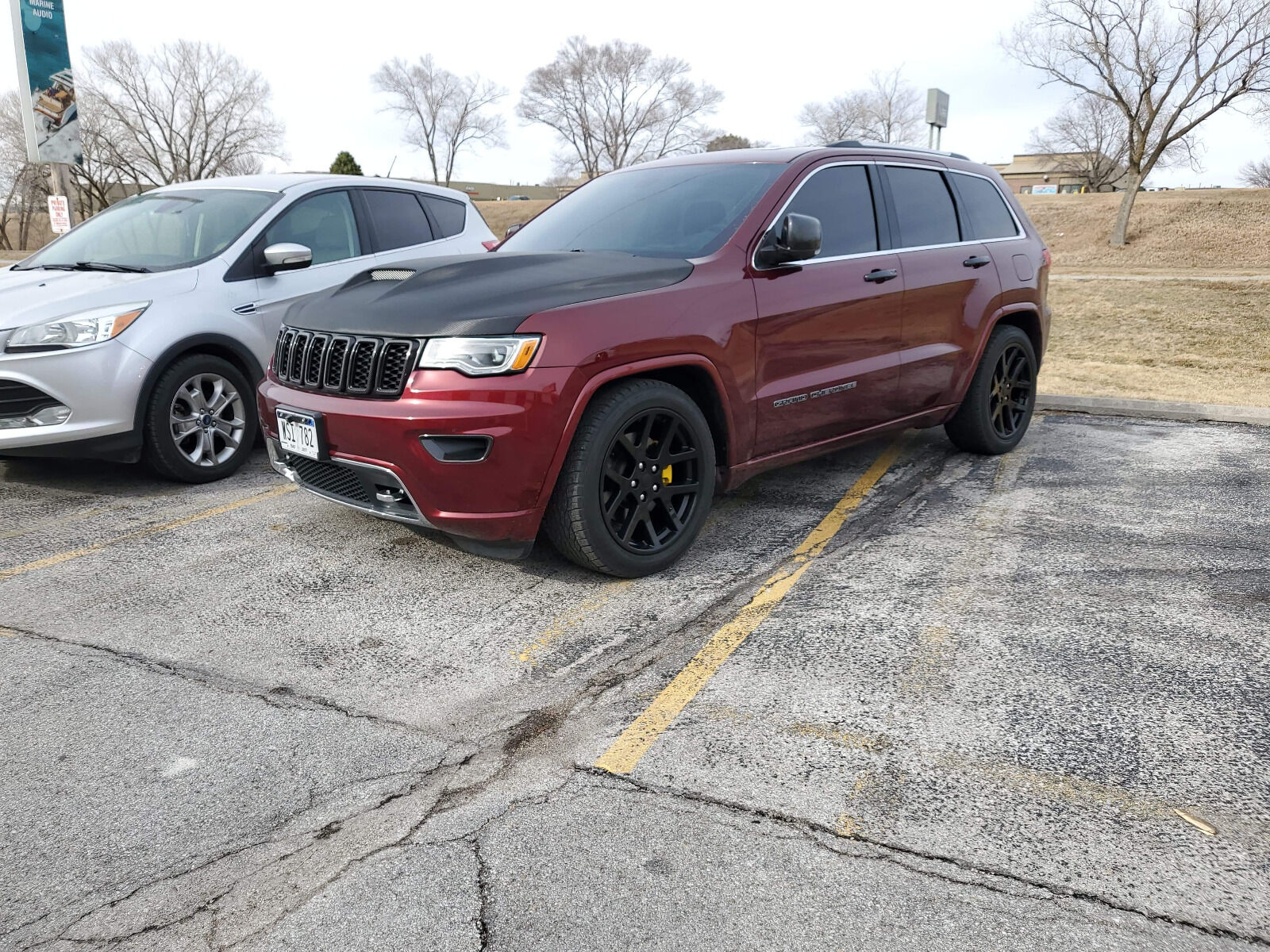 2011-2021 Jeep Grand Cherokee SRT-2 Fiberglass Ram Air Hood