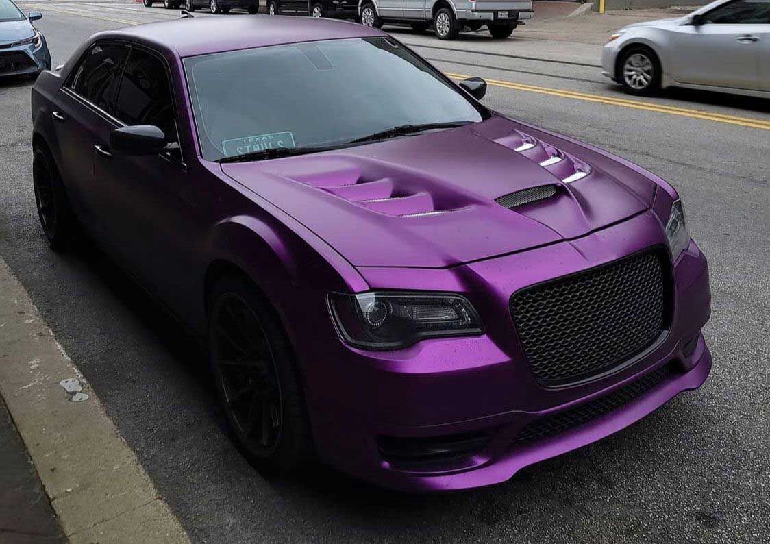 2011-2023 Chrysler 300 Base/C/S/SRT VIP-Style Dual-Functional Fiberglass Hood