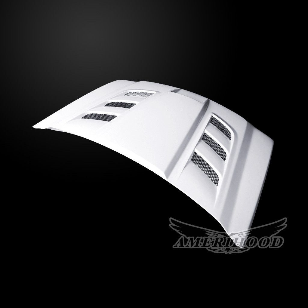 2005-2007 Chevrolet Silverado 2500HD/3500HD VIP-Style Dual-Functional Ram Air Hood Fiberglass
