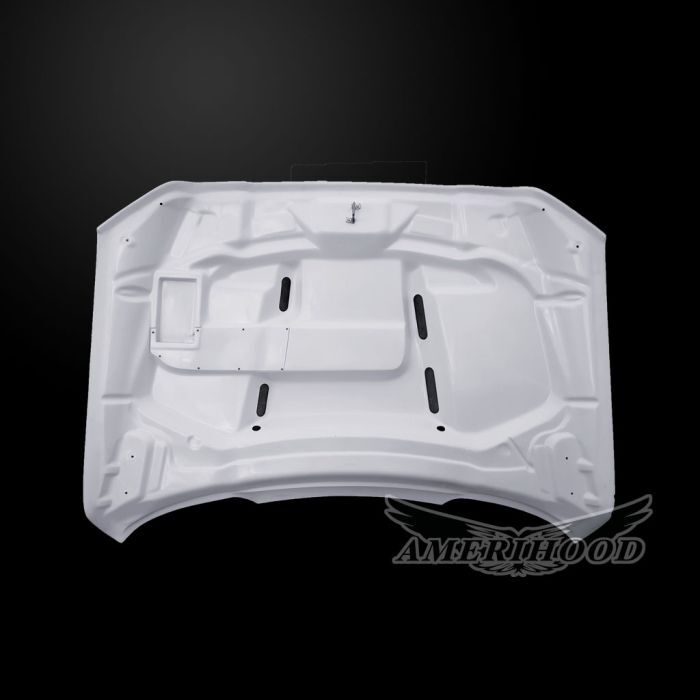 2019-2024 Ram 2500/3500 SSK-Style Dual-Functional Fiberglass Hood