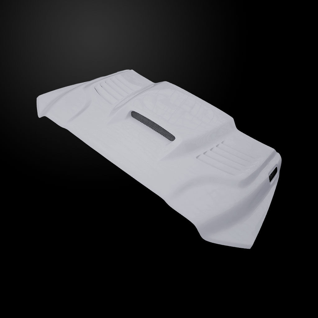 2019-2024 Ram 2500/3500 SSK-Style Dual-Functional Fiberglass Hood - DR2519AHSSKFHW